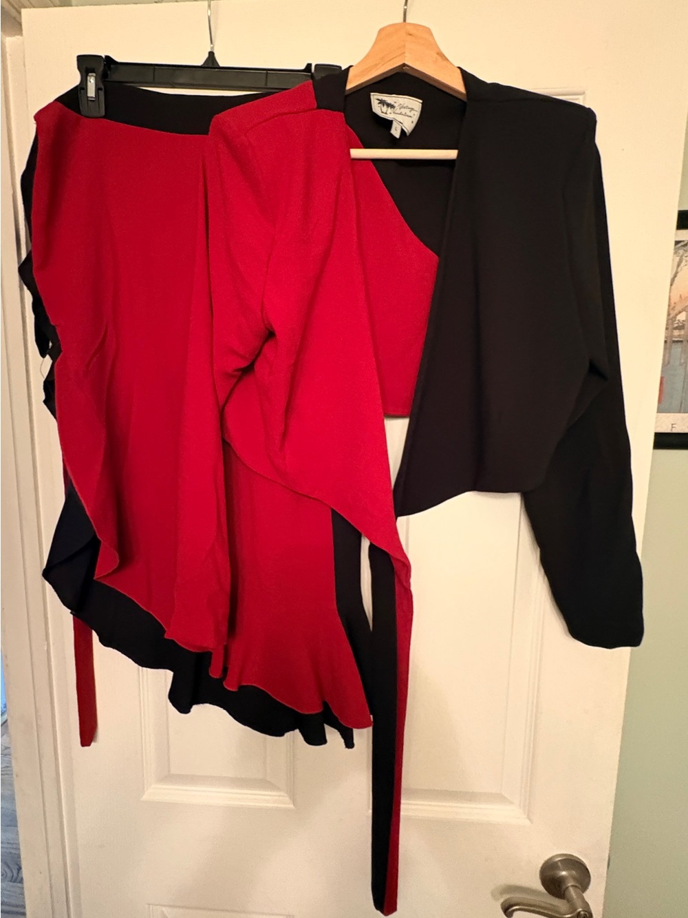Vintage Vandalism Lolita Red and Black Wrap Set